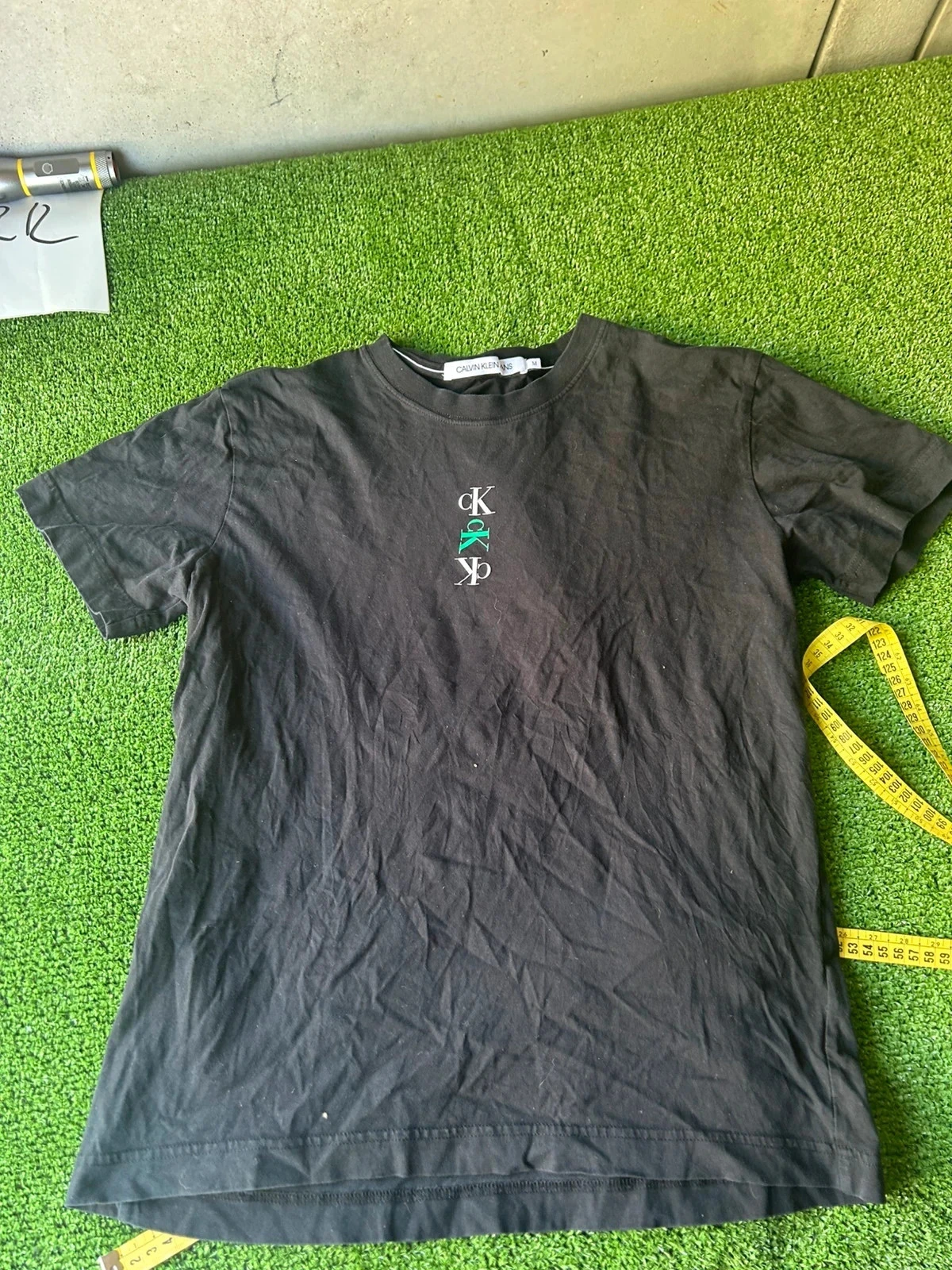 T-shirt noir imprimé Calvin Klein jeans
